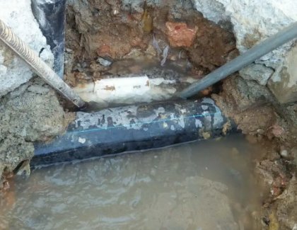 宁安测漏水之水管漏水